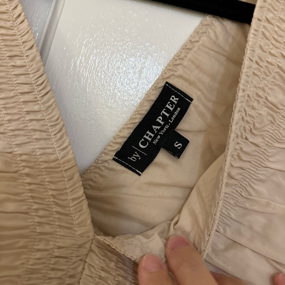 Chapter Beige Ruffle Blouse - Picture 3 of 3